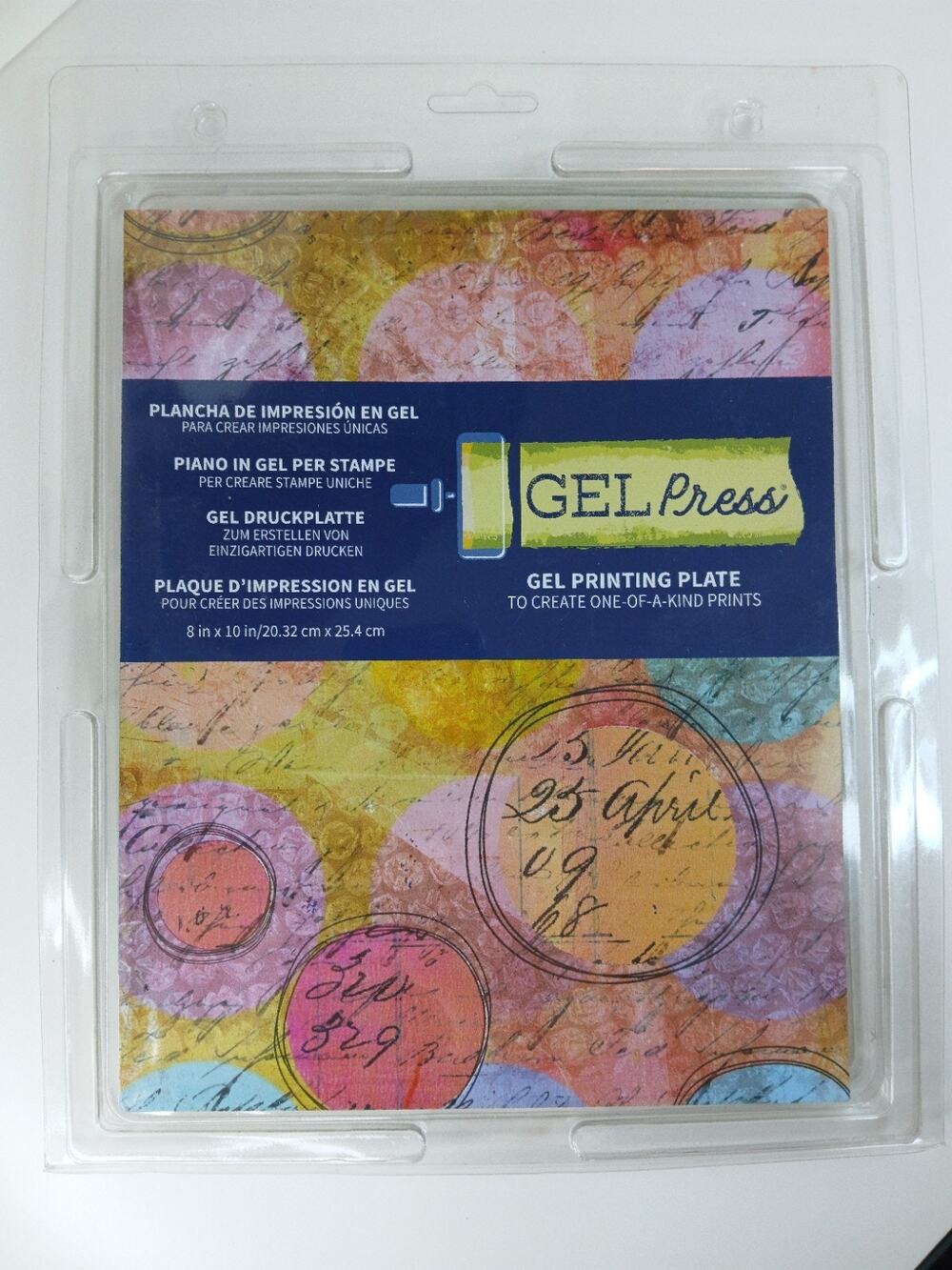 Gel Press Monoprinting Print Plate - 8”x 10” Gel Plate Pre-Owned *